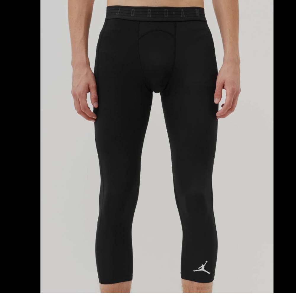 Rare New JORDAN SPORT DRI-FIT JUMPMAN 3/4 TIGHTS Men’s Size L